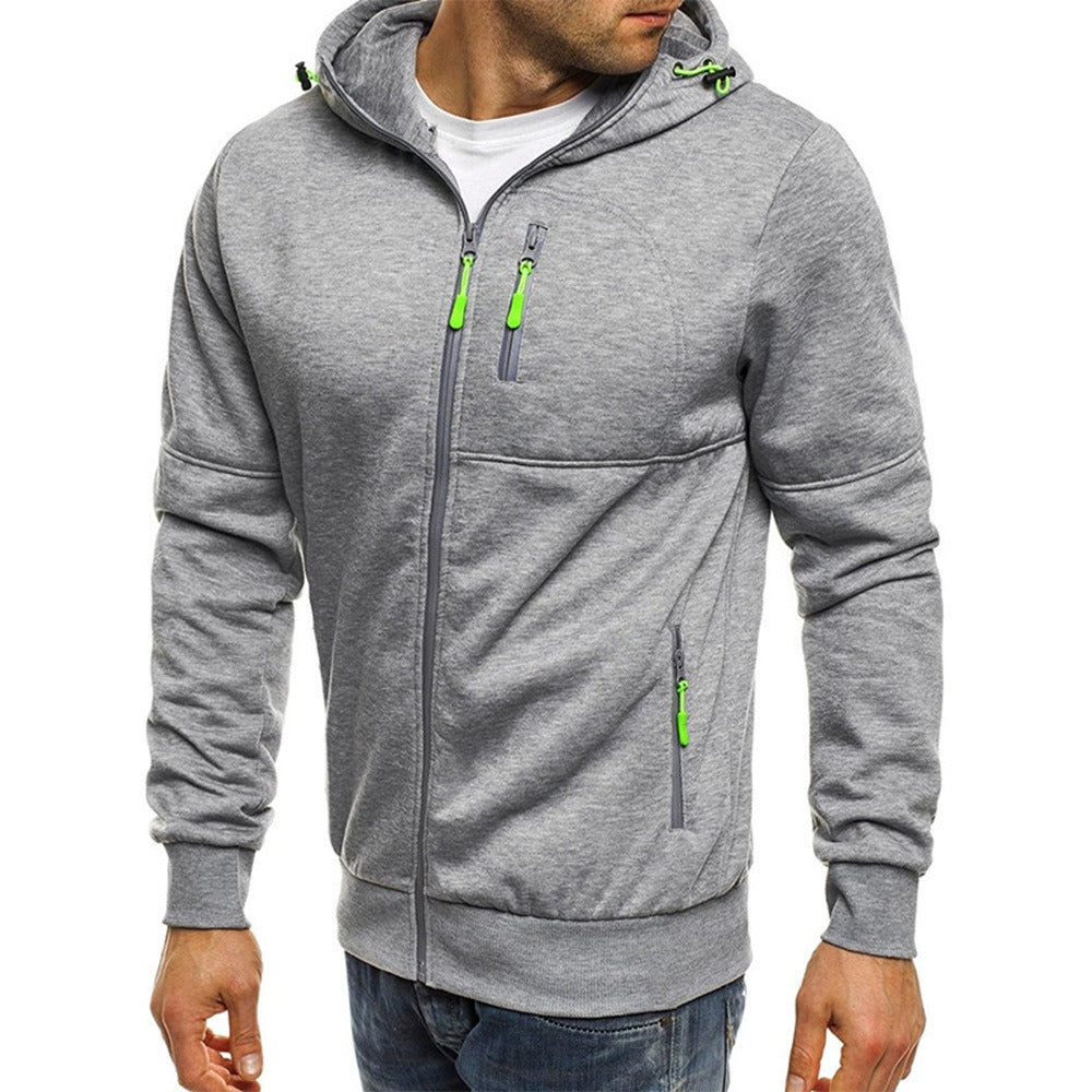 Men's sports, fitness, leisure hoodie,hooded jacket