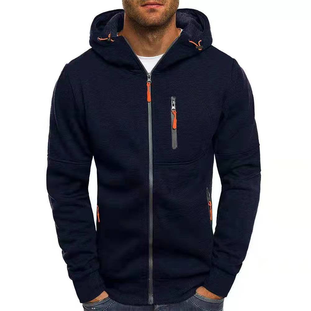 Men's sports, fitness, leisure hoodie,hooded jacket