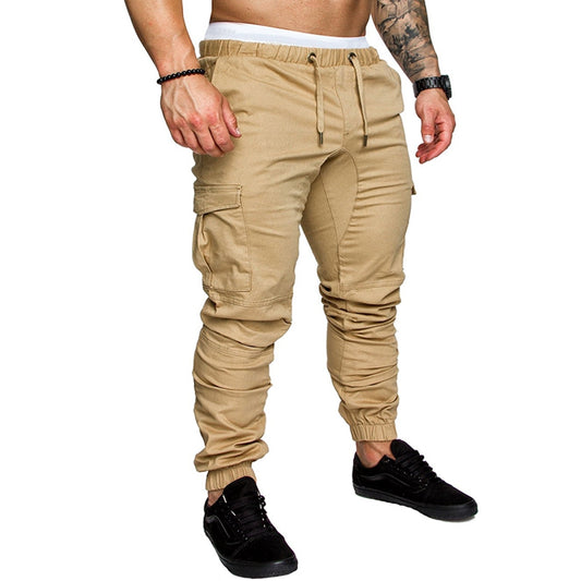 Men's Casual Tether Elastic Sports Trousers