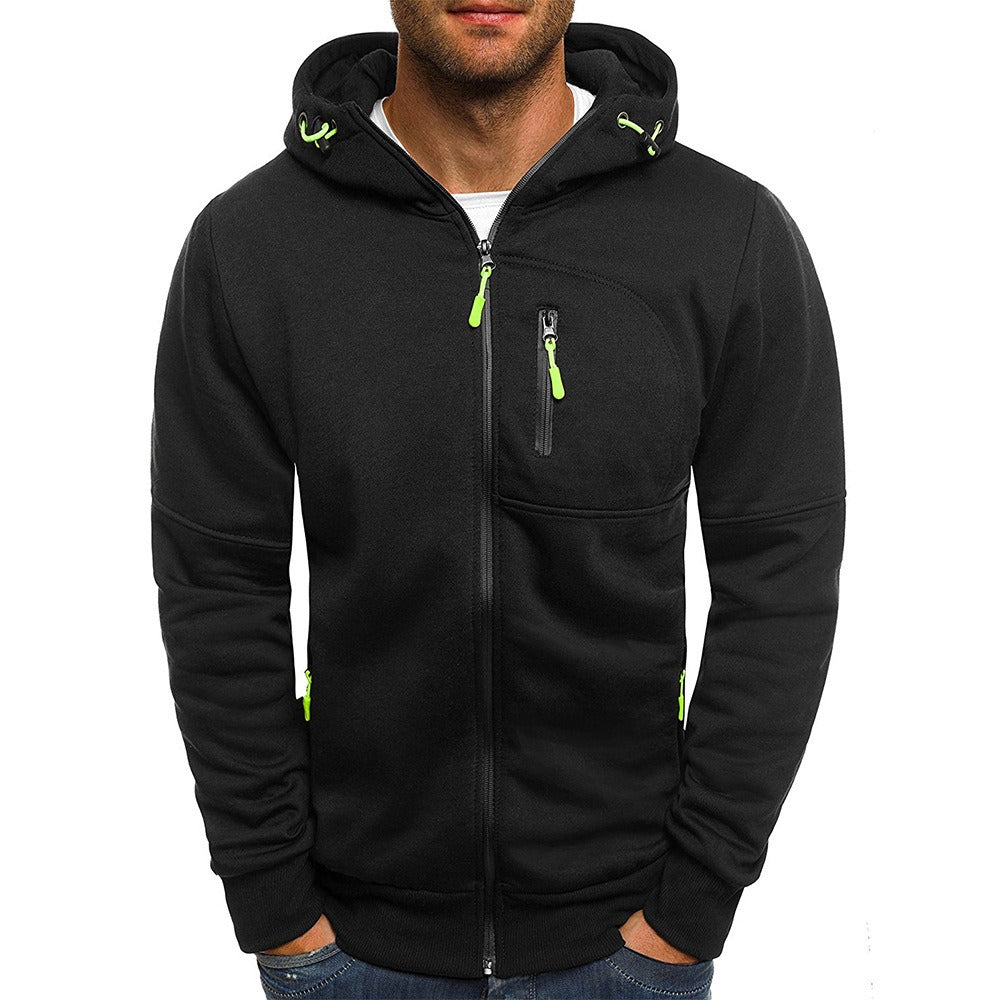 Men's sports, fitness, leisure hoodie,hooded jacket