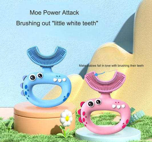 Children's toothbrush Tiktok silicone baby toothbrush