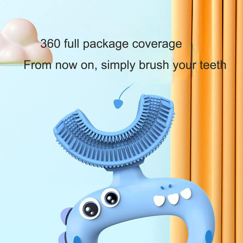 Children's toothbrush Tiktok silicone baby toothbrush