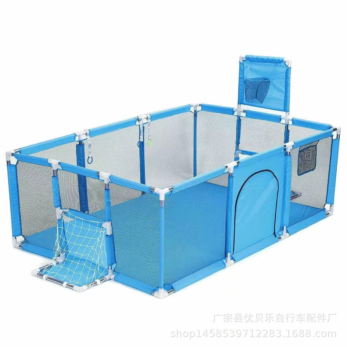 Children's fence baby basketball fence safety stainless steel playpen children's ball pit baby indoor playground baby park fence