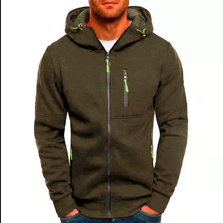 Men's sports, fitness, leisure hoodie,hooded jacket