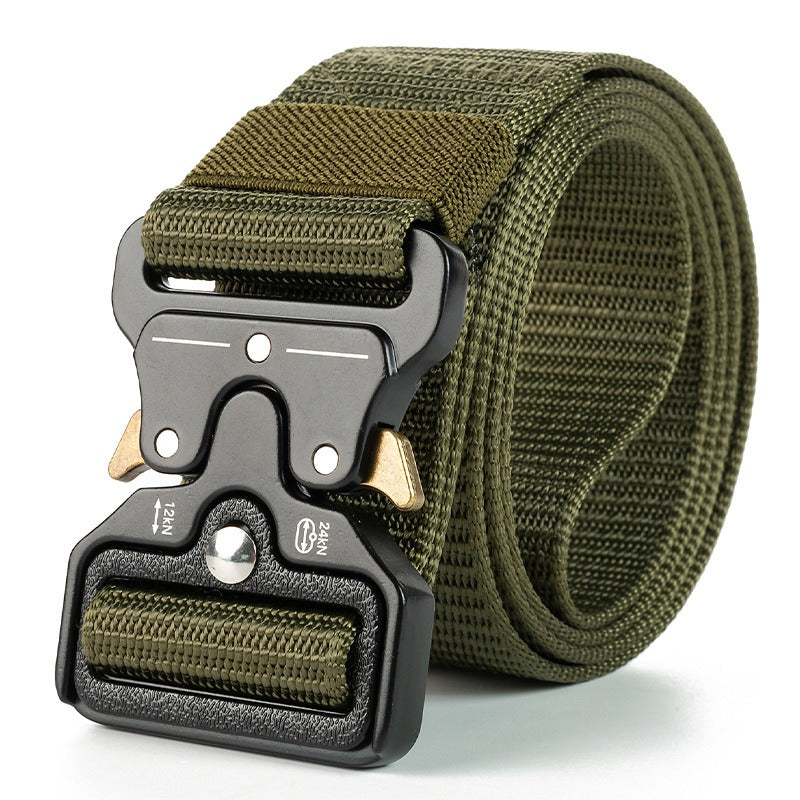 Cobra Tactical Belt Mens Outdoor Nylon Buckle Belt Student Military Training Cargo Pants Belt