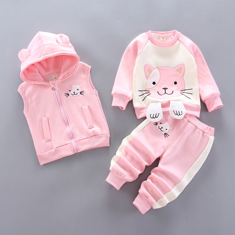 Fashion Baby Boys Clothes Autumn Winter Warm Baby Girl Clothes Kids Sport Suit Outfits Newborn Baby Clothes Infant Clothing Sets