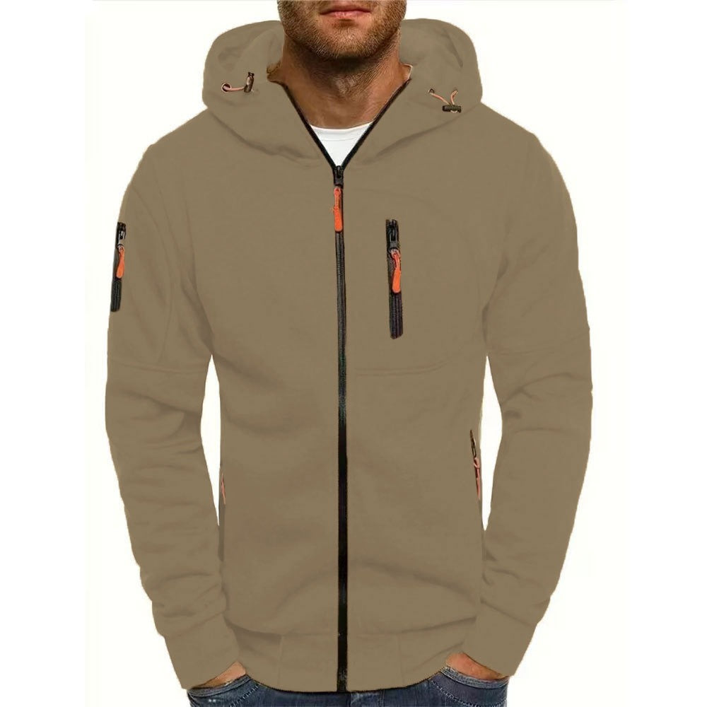 Men's sports, fitness, leisure hoodie,hooded jacket