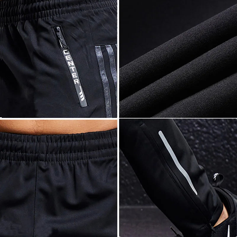 Sport/Jogging Pants Men Running Pants With Zipper Pockets Training