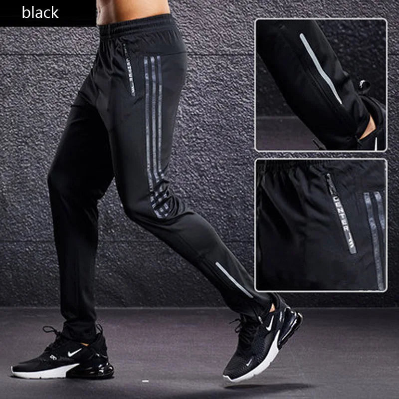 Sport/Jogging Pants Men Running Pants With Zipper Pockets Training